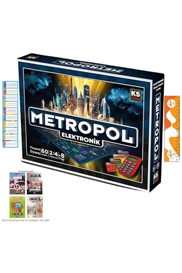 Ks Electronic Box Game and 4 the Gumball Licensed Coloring Books