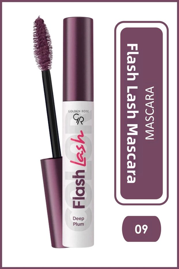 Flash Lash Colored Mascara - 09 Deep Plum - Plum Mascara