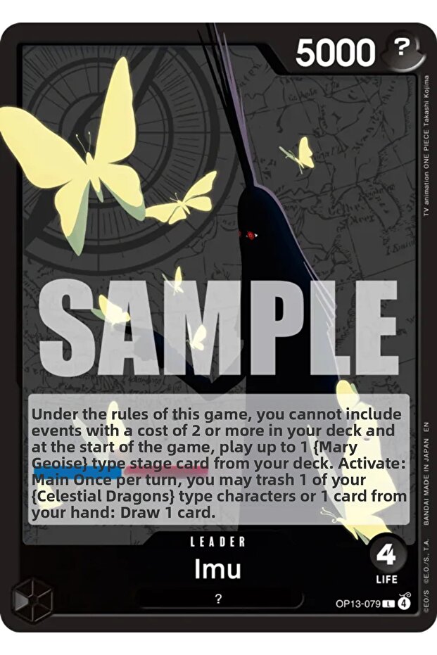 One Piece Imu Op13-079 Licensed Game Card (En)