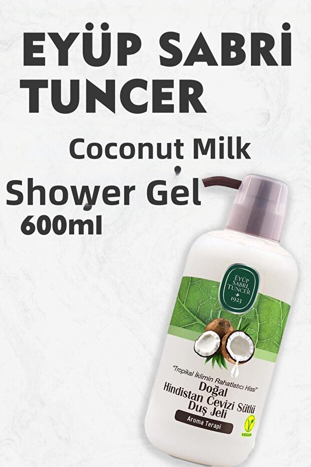 Natural Coconut Milk Shower Gel 600 ml