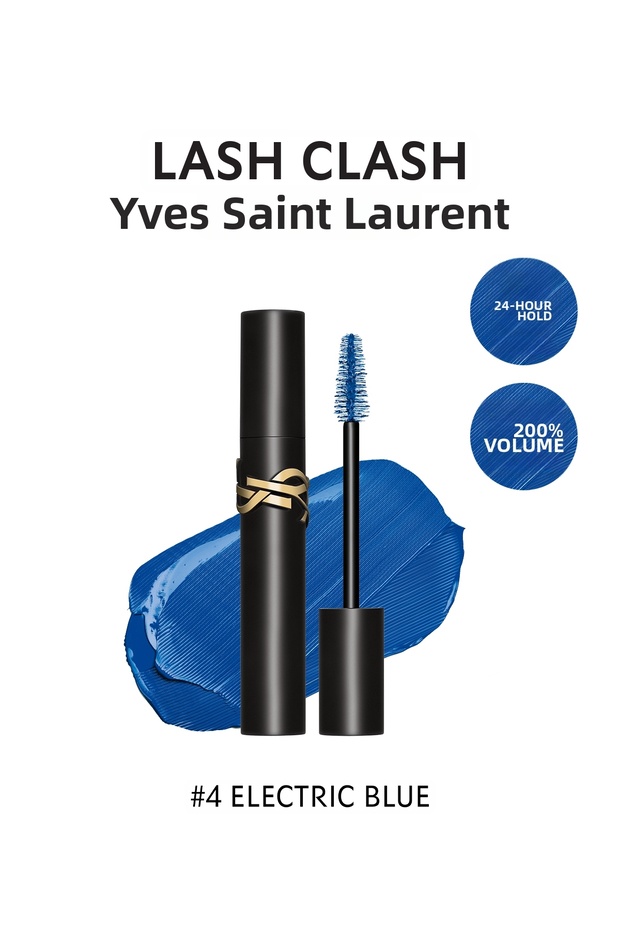 High Volume Intense Blue Mascara That Lasts up to 24 Hours 9 ml