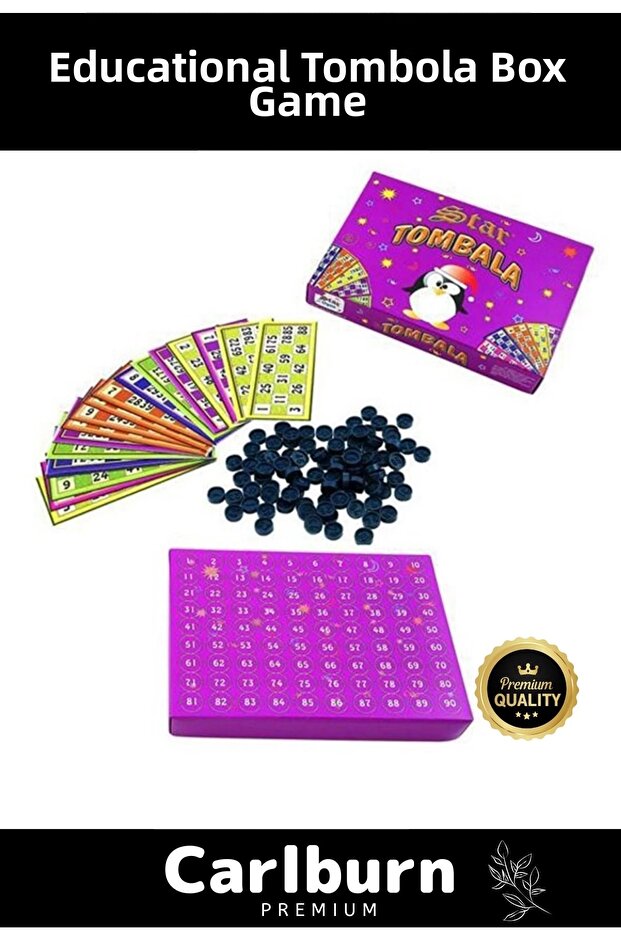 Premium Educational Brain Trainer Tutorial Fun Family Party Christmas Event Bingo Game