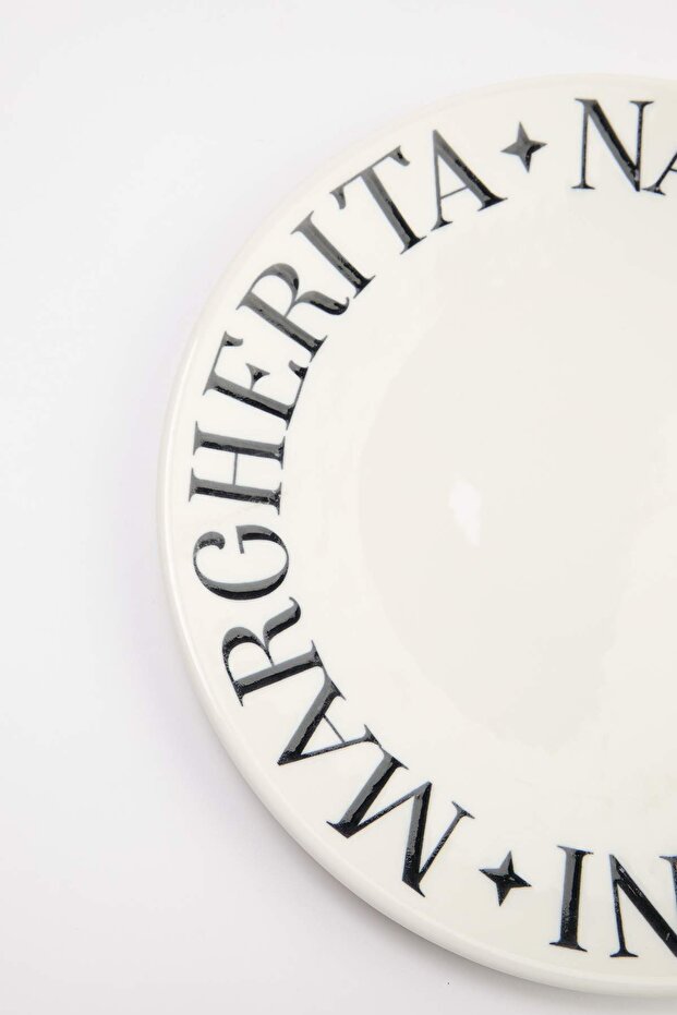 Motto Tasarımlı Pizza Tabağı 31 cm TPHSS26TBK00021 - 6