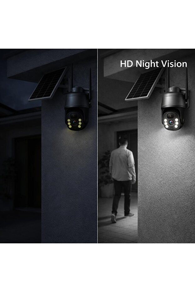 كاميرا مراقبة ذكية تعمل بالطاقة الشمسية بتقنية PTZ - 3