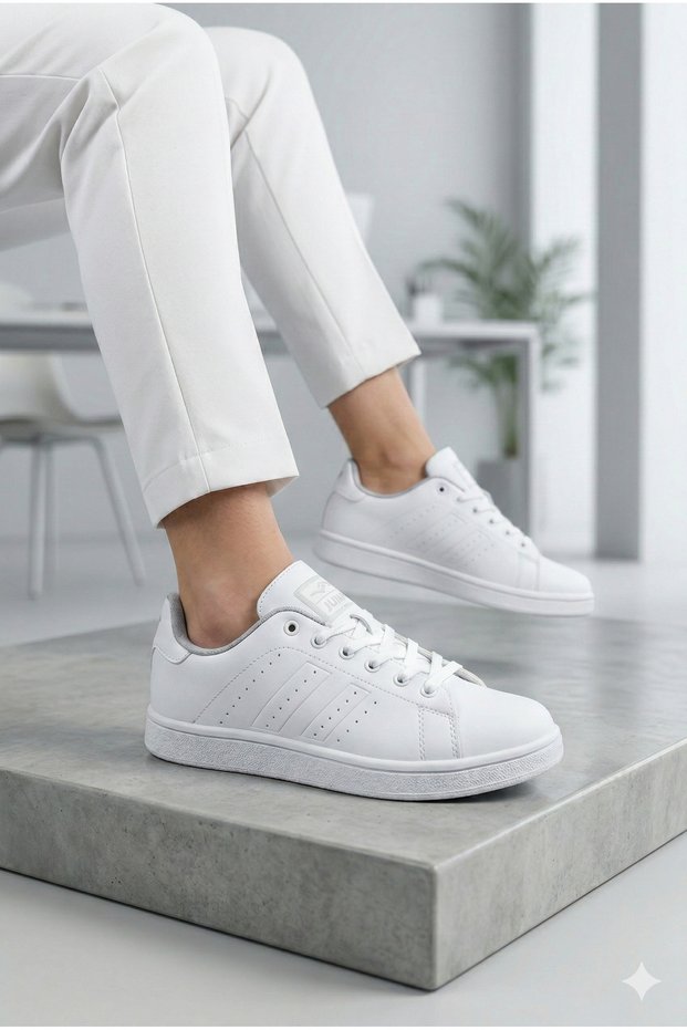 ® I Comfort White Unisex Sneaker Casual Sports Shoes