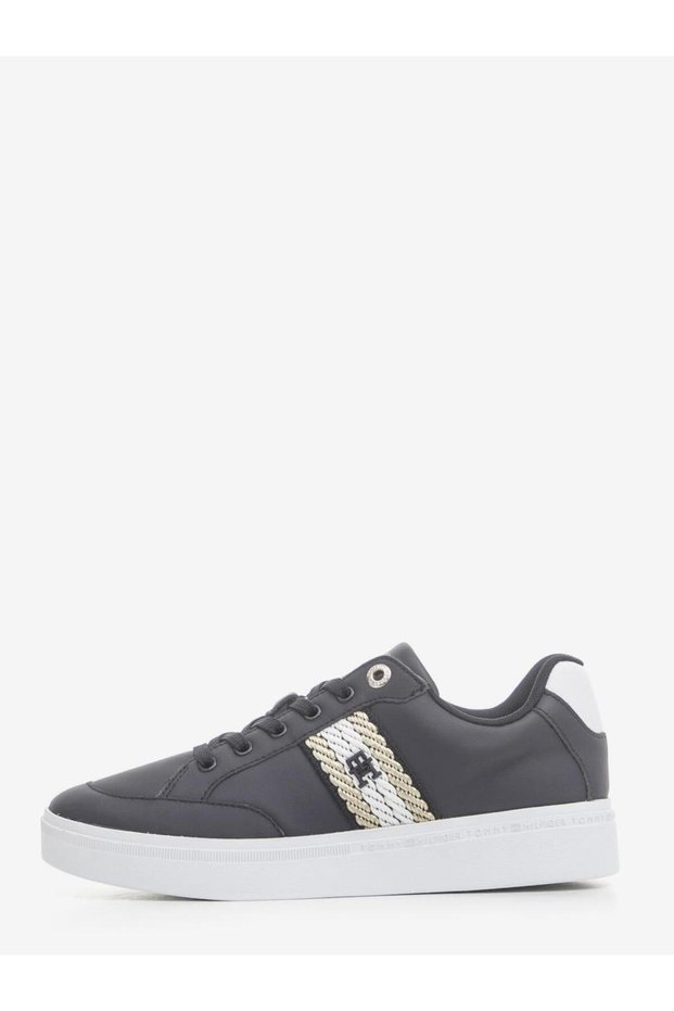 Court Sneakers with Webbing