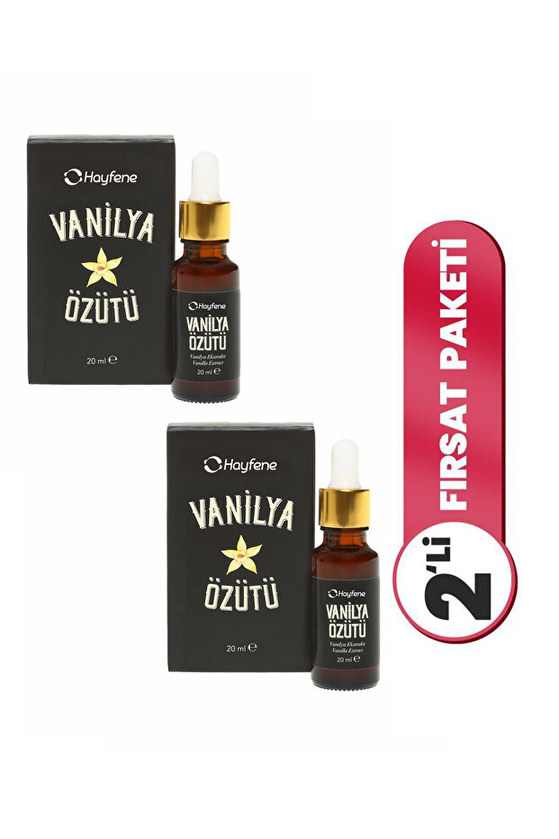 Vanilya Özütü 20 mL - 2'li Set