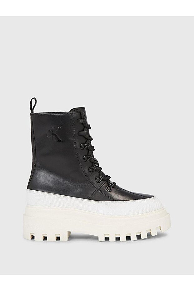 FLATFORM LACE UP BOOT LTH - 1