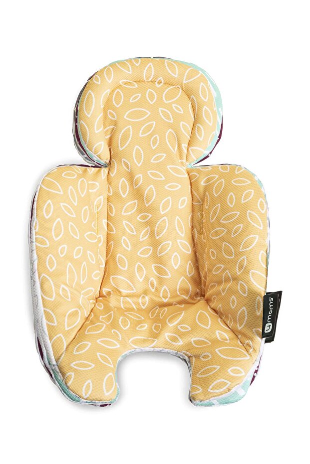 وسادة دعم للمواليد الجدد Mamaroo 5.0، باللون الأصفر، خامة شبكية