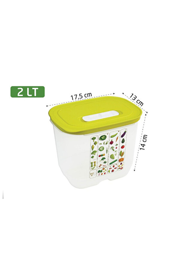 Greenery Storage Container 2 Liters - 2