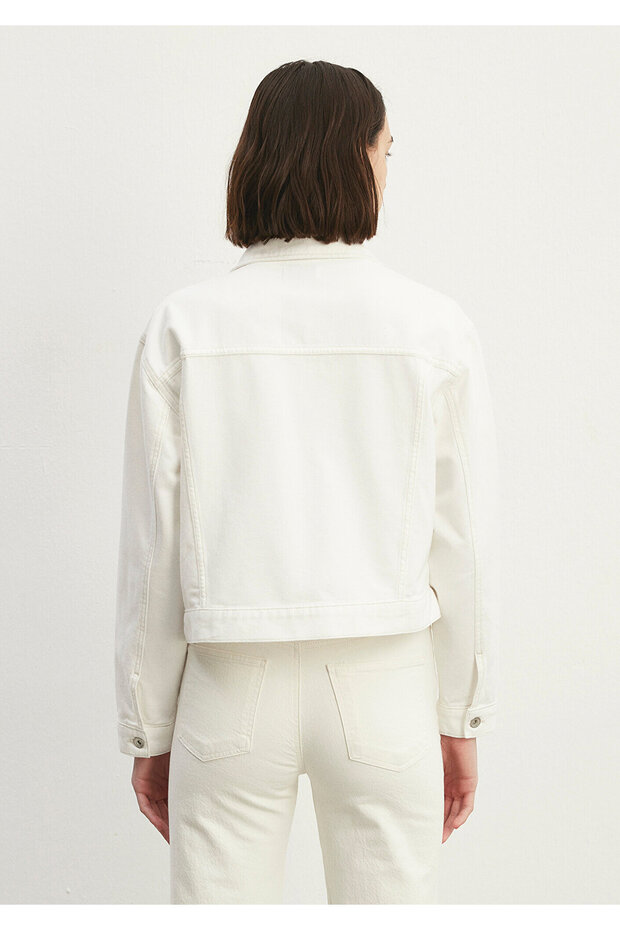 Kurtka dżinsowa Megi Blue Premium Broken White 1110389-86745 - 3