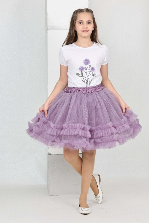 23 April Show Outfit Girls' Skirted T-Shirt Set