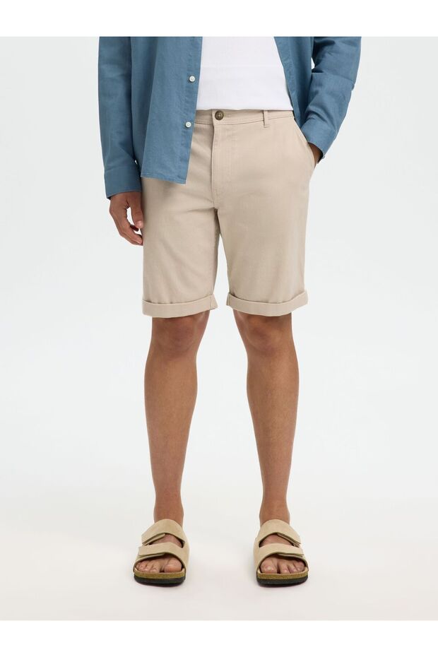 Shorts Dehnbare Baumwoll - 1