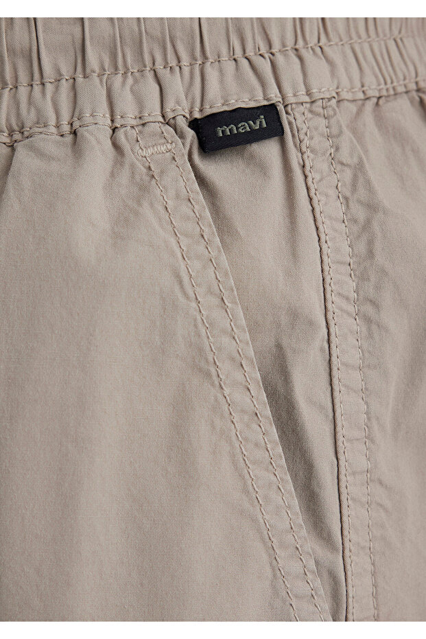 Bej Kargo Şort 0410269-80697 - 7