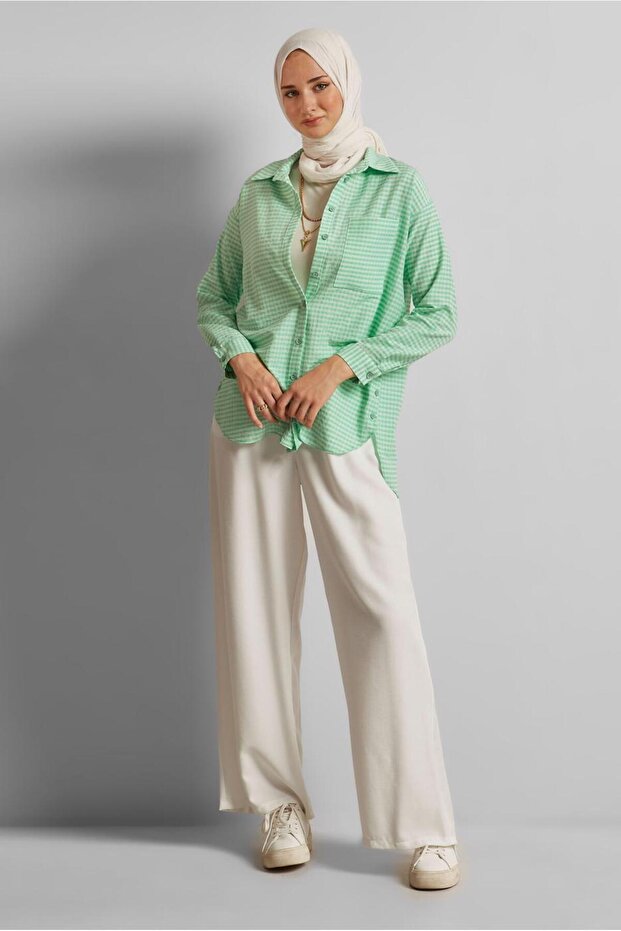 تونيك قطن منقوش منقوش 45779 - 2