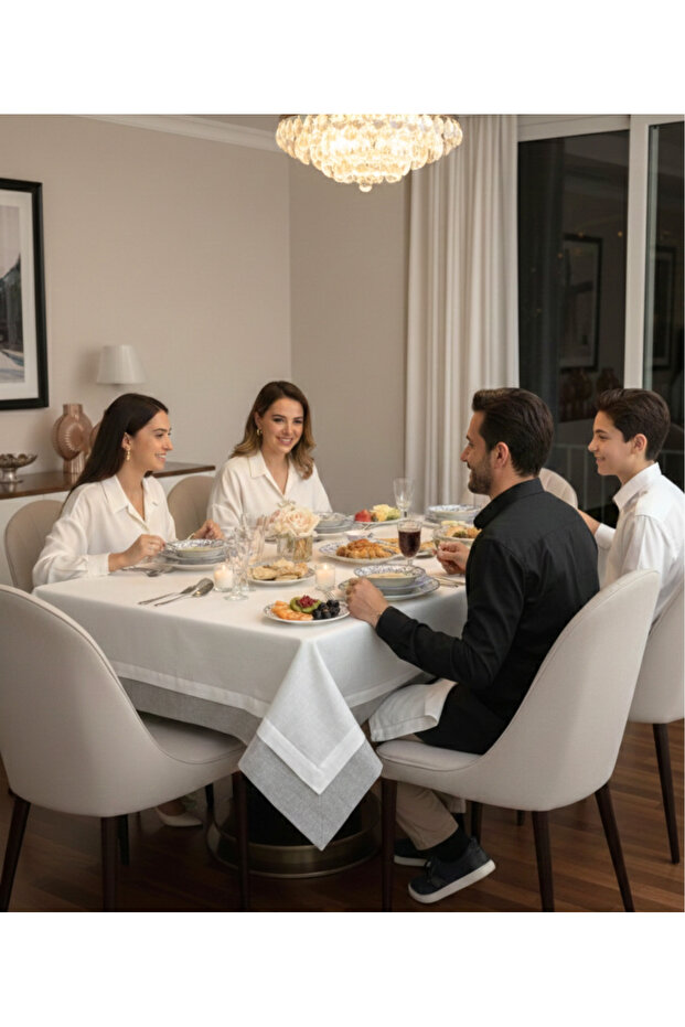 مفرش طاولة كوئي ذو طبقتين - 6