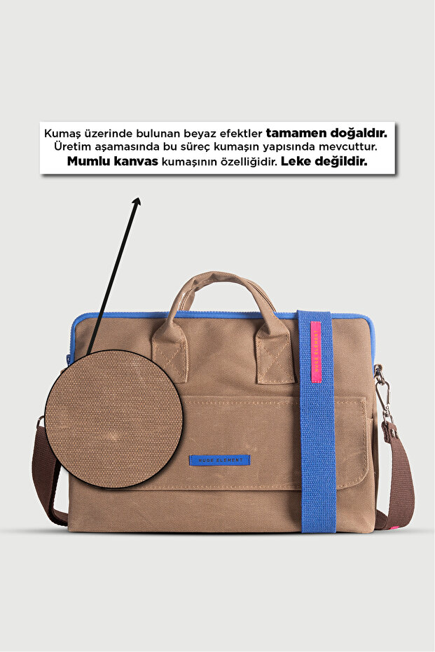 حافظة دفتر ملاحظات ضخمة باللون البني - 2