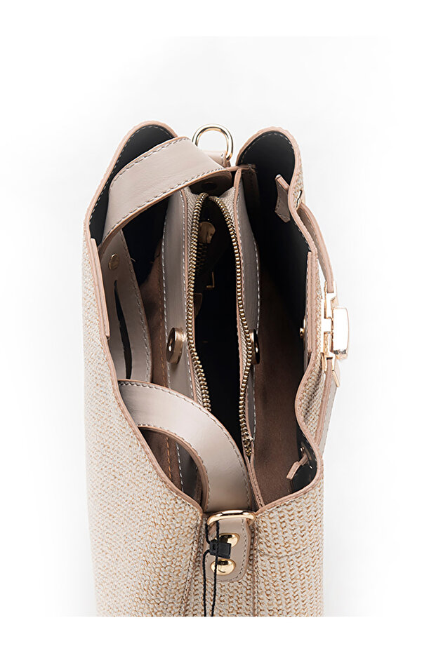 Hasır Omuz Çantası - 5