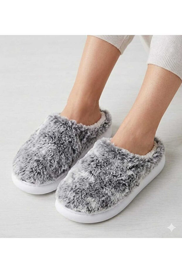 Plush Women's Soft Non-Slip Sole House Slippers
