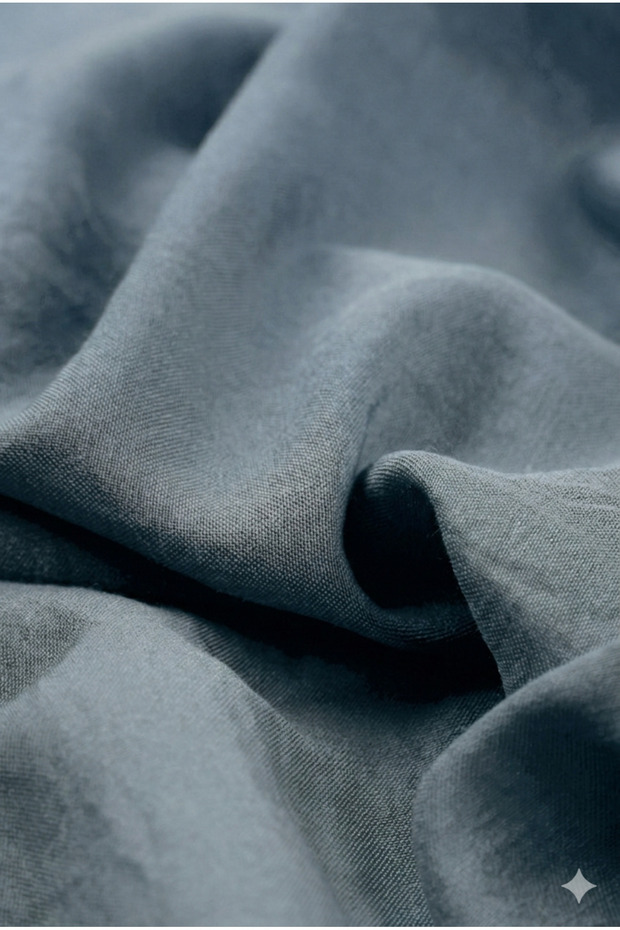 شال قطن جاز رمادي - 8