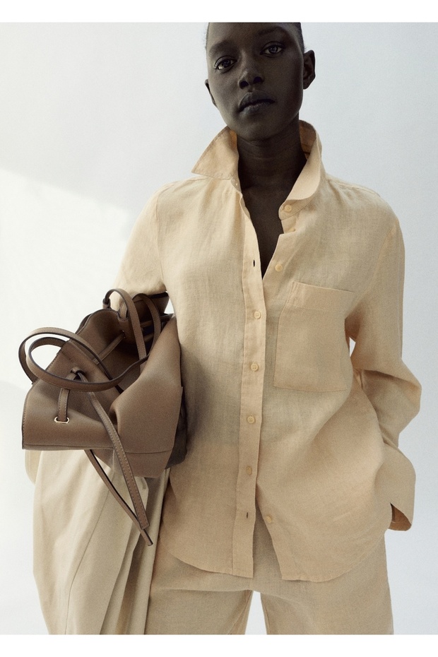 Cepli keten gömlek - 7