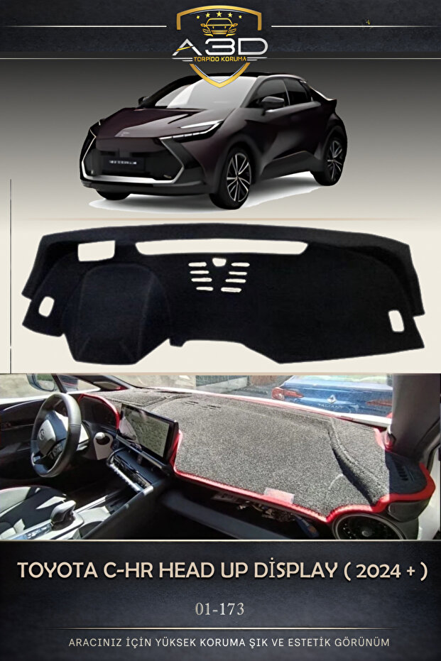 Toyota C-Hr Head up Display (2024 +) Front Chest Panel Dashboard Protection Cover Carpet