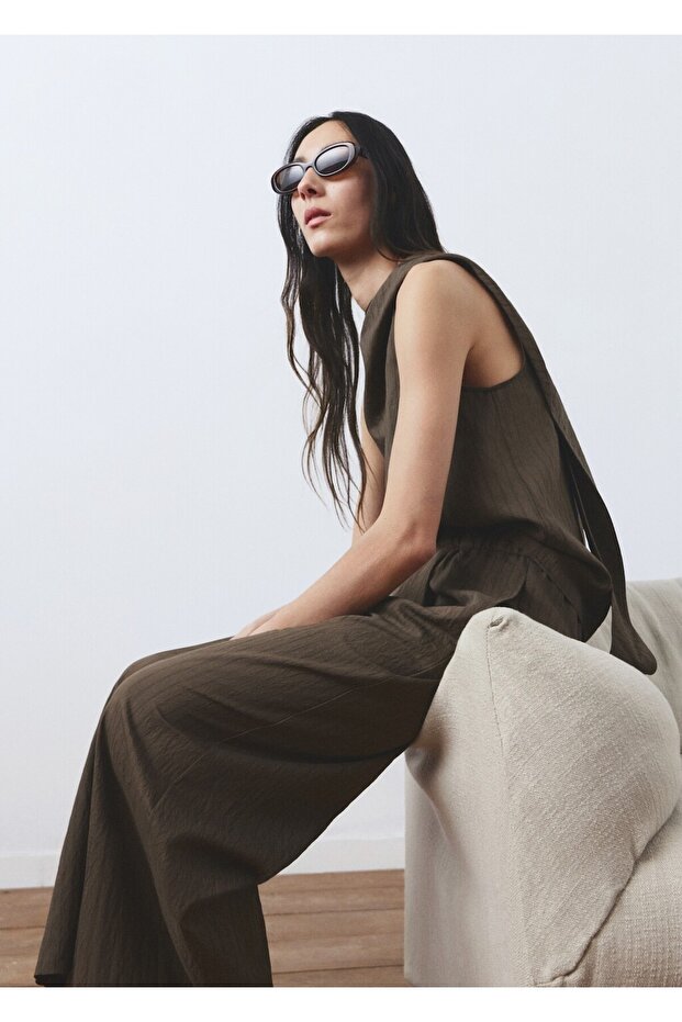 Striped scarf top - 7