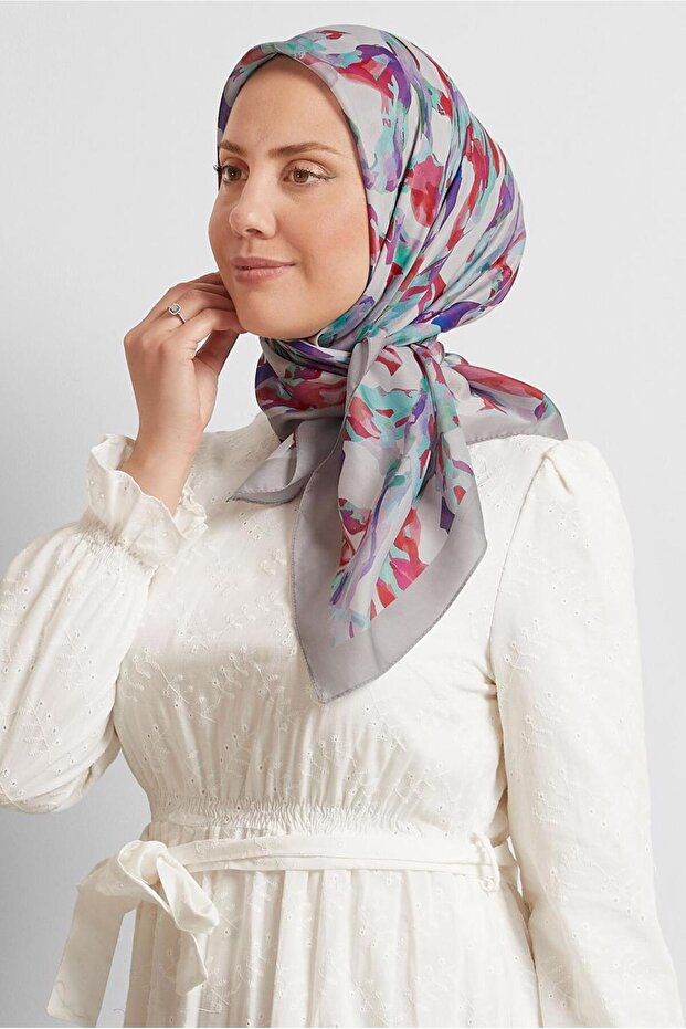 Patterned Scarf 8578 - 1