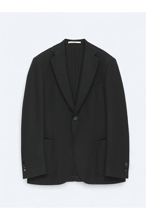 سترة سوداء منقوشة - 6