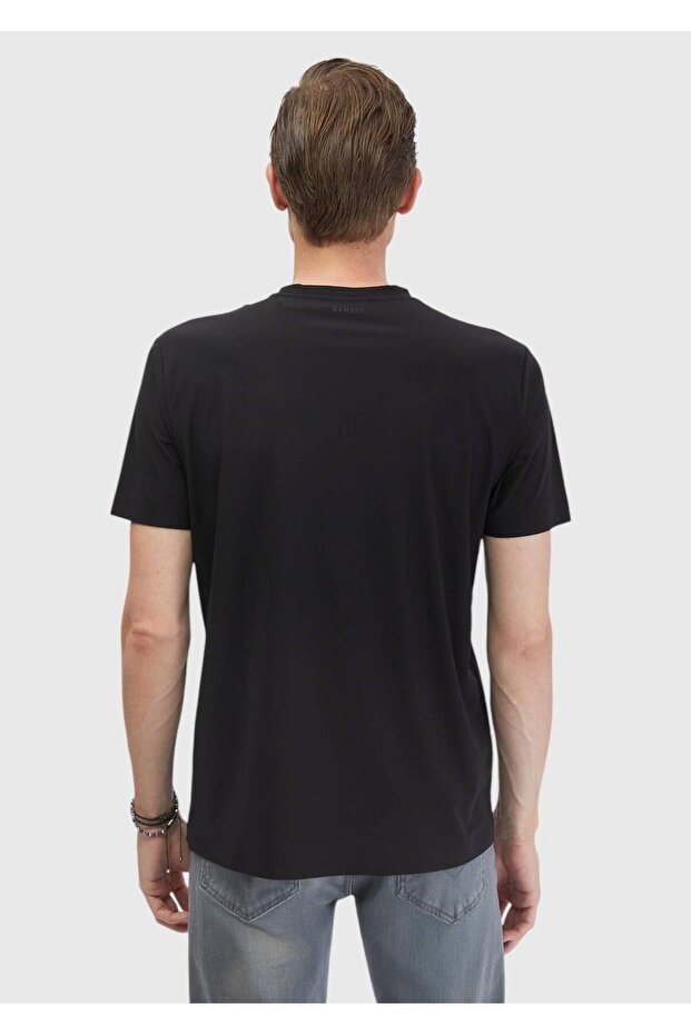 Μαύρο απλό μπλουζάκι - 6