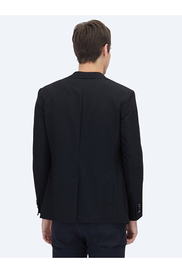 سترة سوداء منقوشة - 5