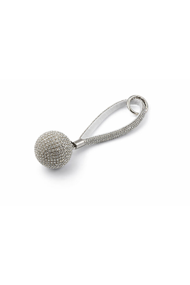 Stone Disco Ball Keychain - 1