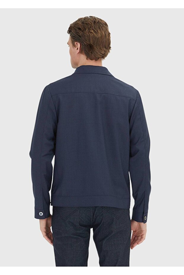 Lacivert Gömlek Ceket - 6