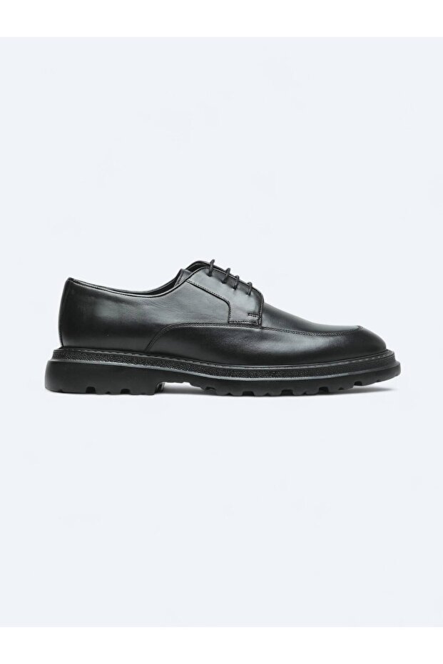 Black Leather Classic Shoes