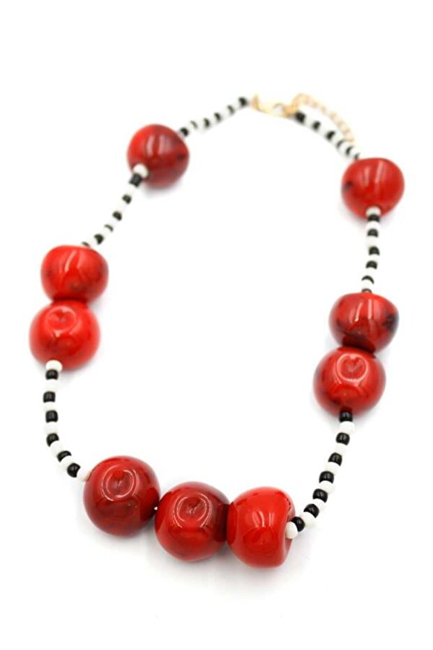 قلادة الكرز - أحمر - 2