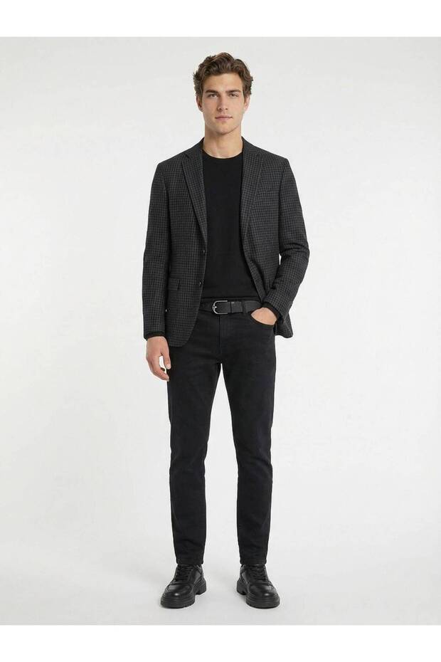 سترة من الصوف المخلوط من أنثراسايت - 2