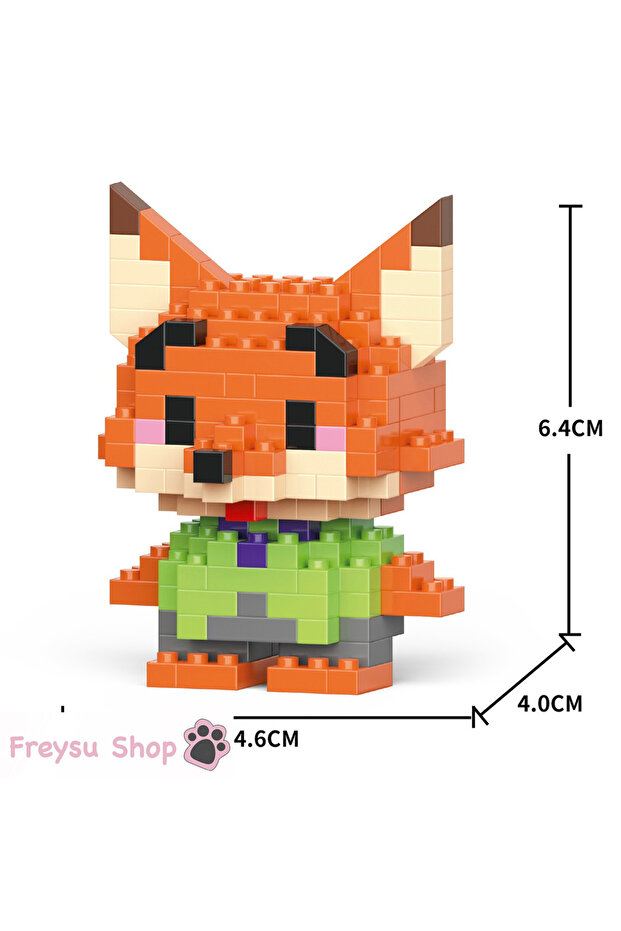 Zootropolis Nick Wilde Bricks Blok Seti - 2