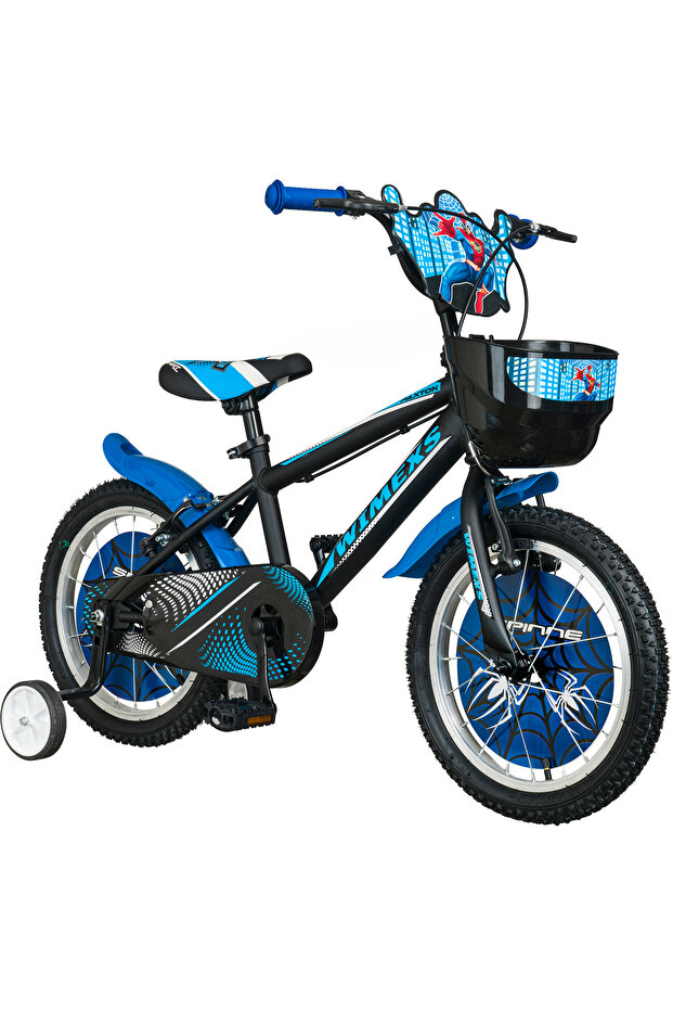 Bmx 16 Jant Paxton 4-9 Yaş Siyah Mavi Çocuk Bisikleti Yerli Üretim 2026