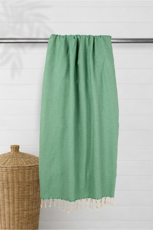 Beach Soft 100% Cotton Peshtemal Beach and Bath Towel Lightweight Breathable Luxury Woven 100X185 cm