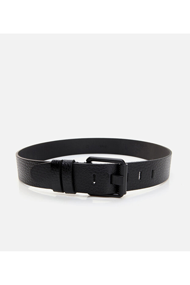 Erkek Deri Siyah Kemer - 3