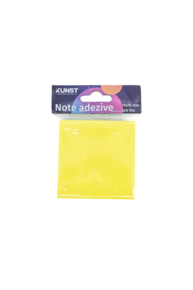 sticky notes, yellow, 100 sheets - 4