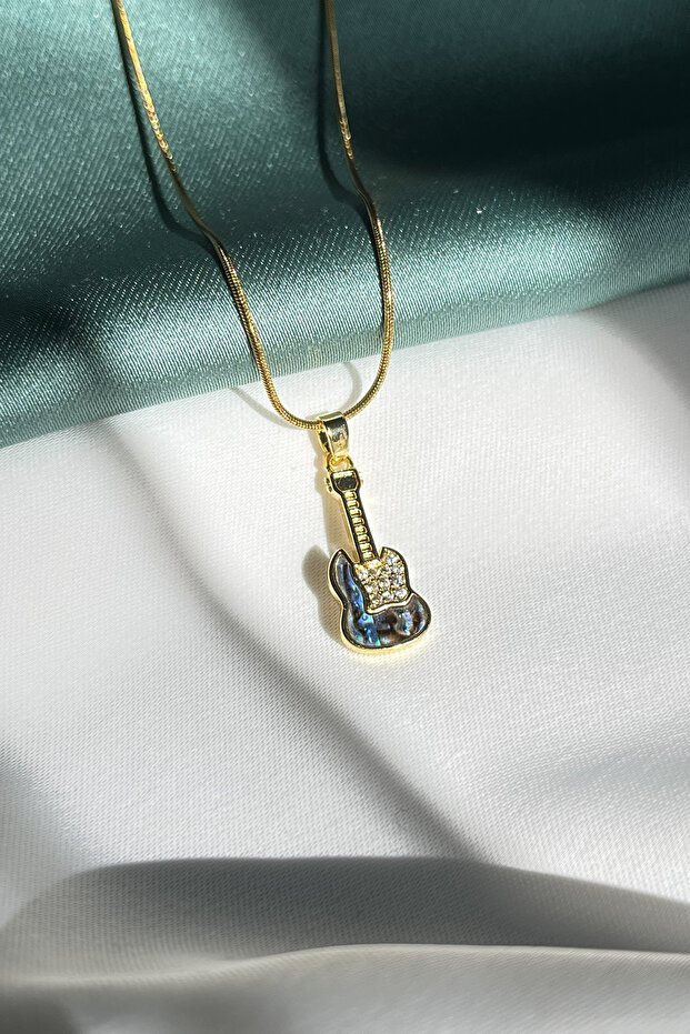 Çelik Gitar Kolye - 1