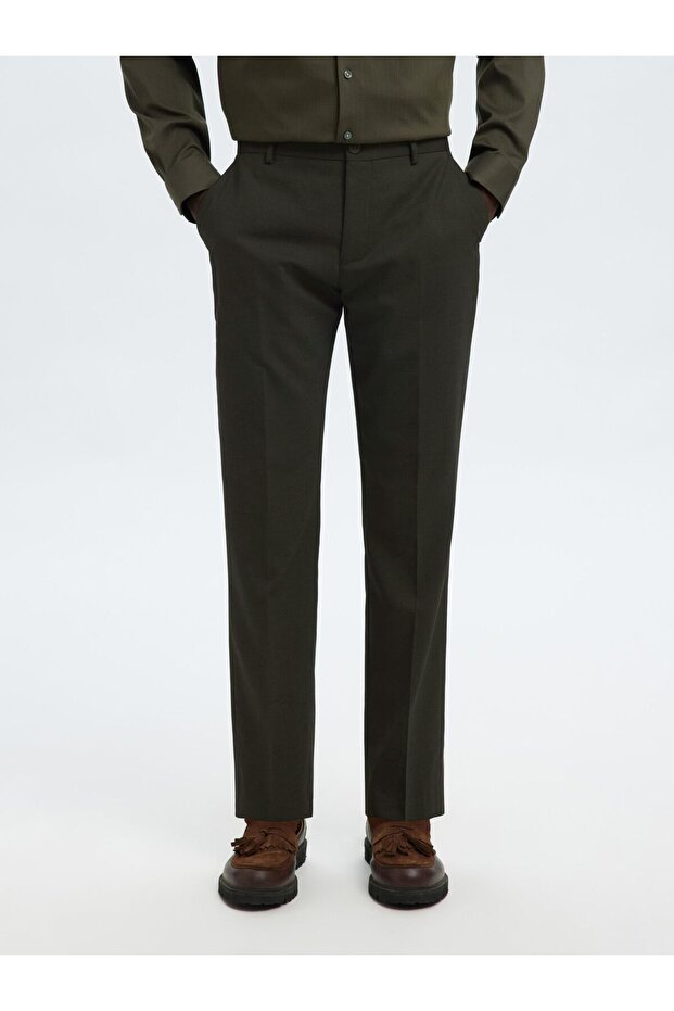 Hose Gewebter Wollgemisch - 1