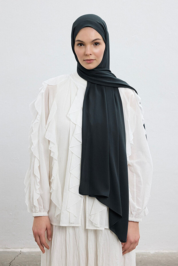 Daily Krep Şal Antrasit - 2