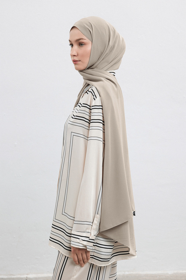 Daily Krep Şal Bej - 4