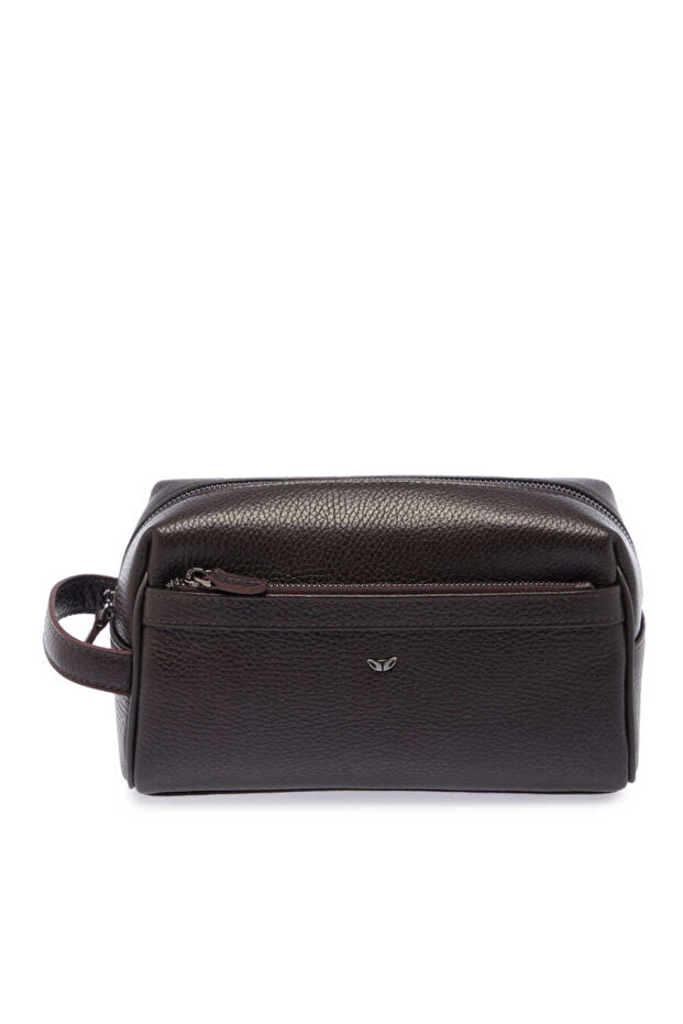 Brown Genuine Leather Unisex Portfolio Bag - S1Pc00021496-A42