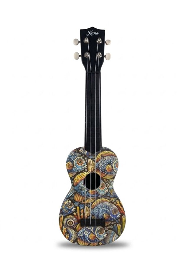 غطاء منقوش على شكل سمكة سوبرانو - 1