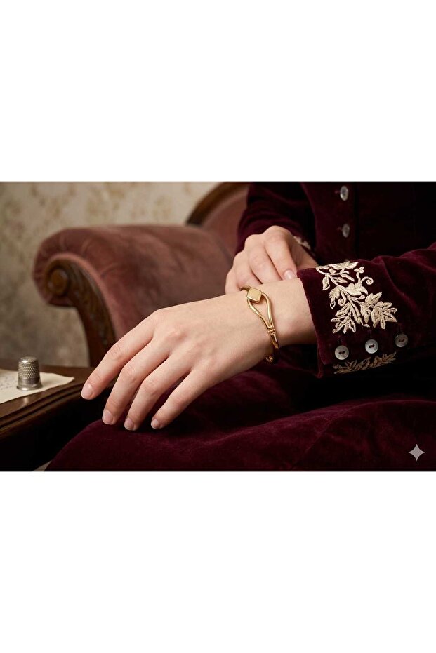 Steel, Design, Women's Gold Bracelet