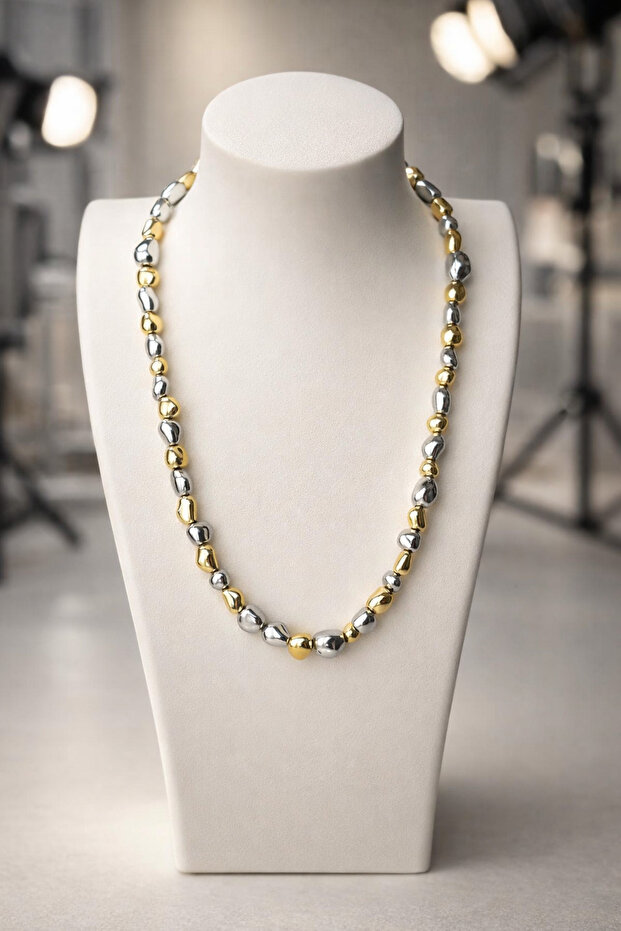 Combine Pebble Necklace