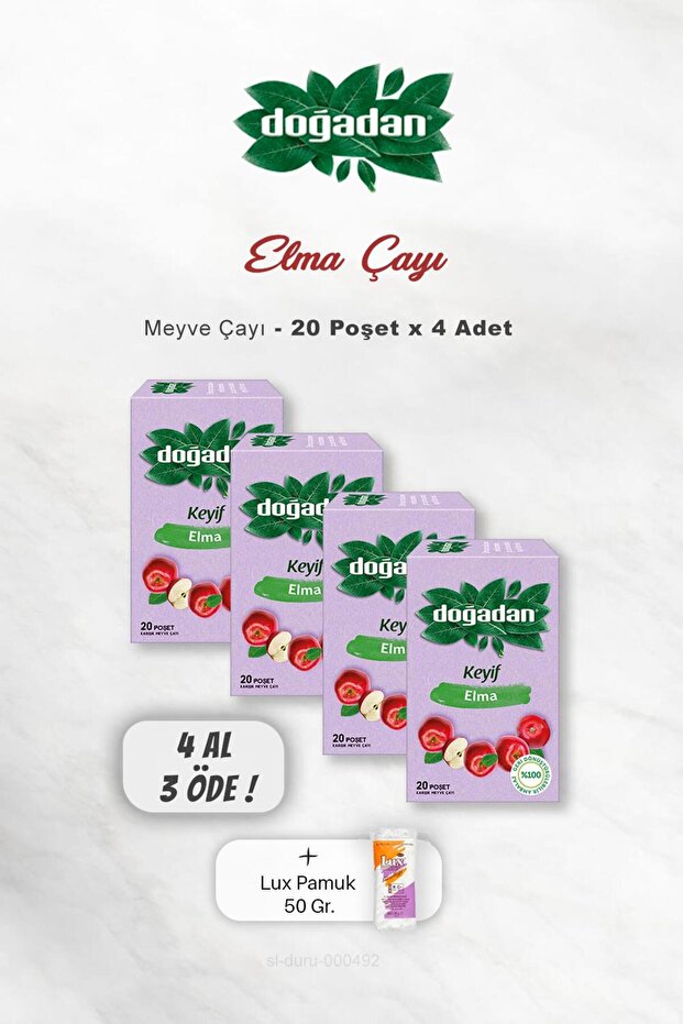 Apple Tea 20S Buy 4 Pay 3 and Cotton